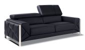 Global United Top Grain Italian Leather Sofa