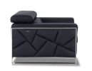 Global United Top Grain Italian Leather Sofa