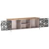 TV Cabinet 47.2"x11.8"x15.7" Rough Mango Wood
