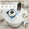 Living Room Set of 2PCS Modern Classic Yet Simper Nesting End Coffee Tables