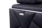 Global United Top Grain Italian Leather Sofa