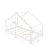 Twin Size House Bed Wood Bed
