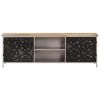 TV Cabinet 47.2"x11.8"x15.7" Rough Mango Wood