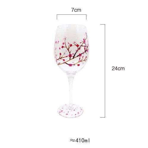 Colored Glass Wine Cup Creative Personalized Crystal Home Printing